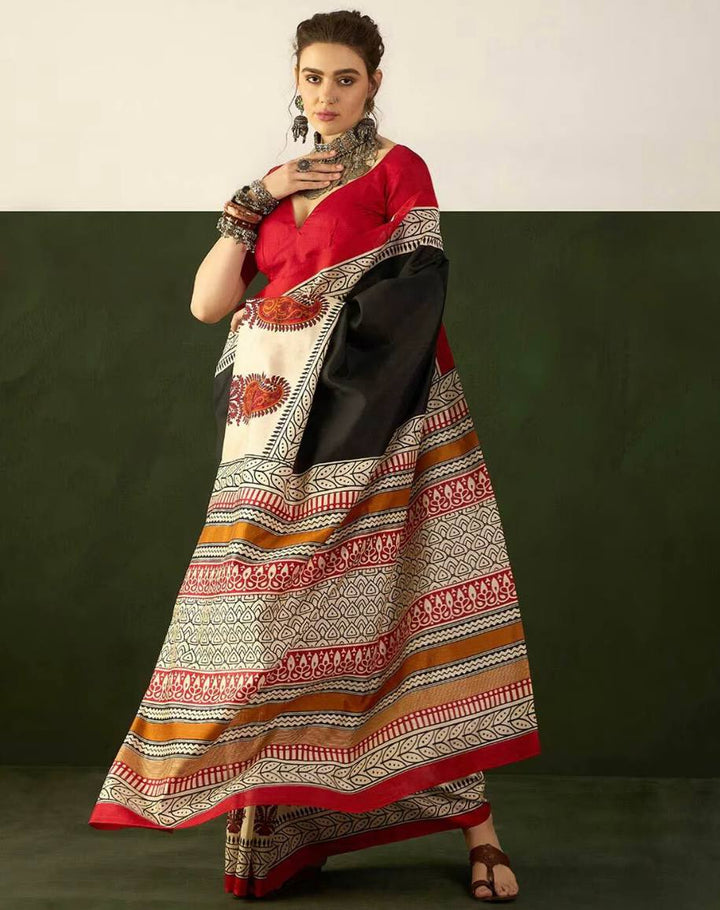 BEAUTIFUL PRINT SAREE