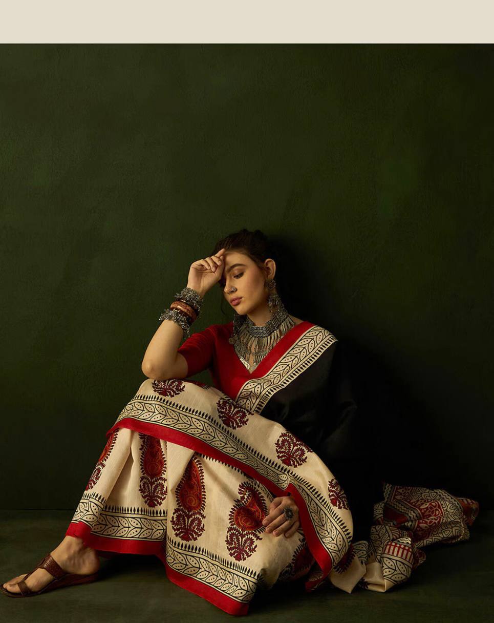BEAUTIFUL PRINT SAREE