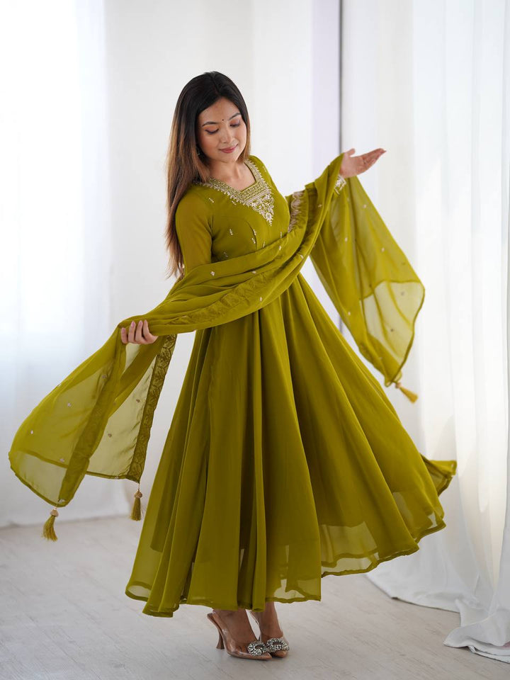 Elegant Designer Anarkali Set