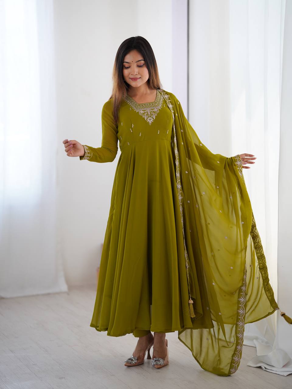 Elegant Designer Anarkali Set