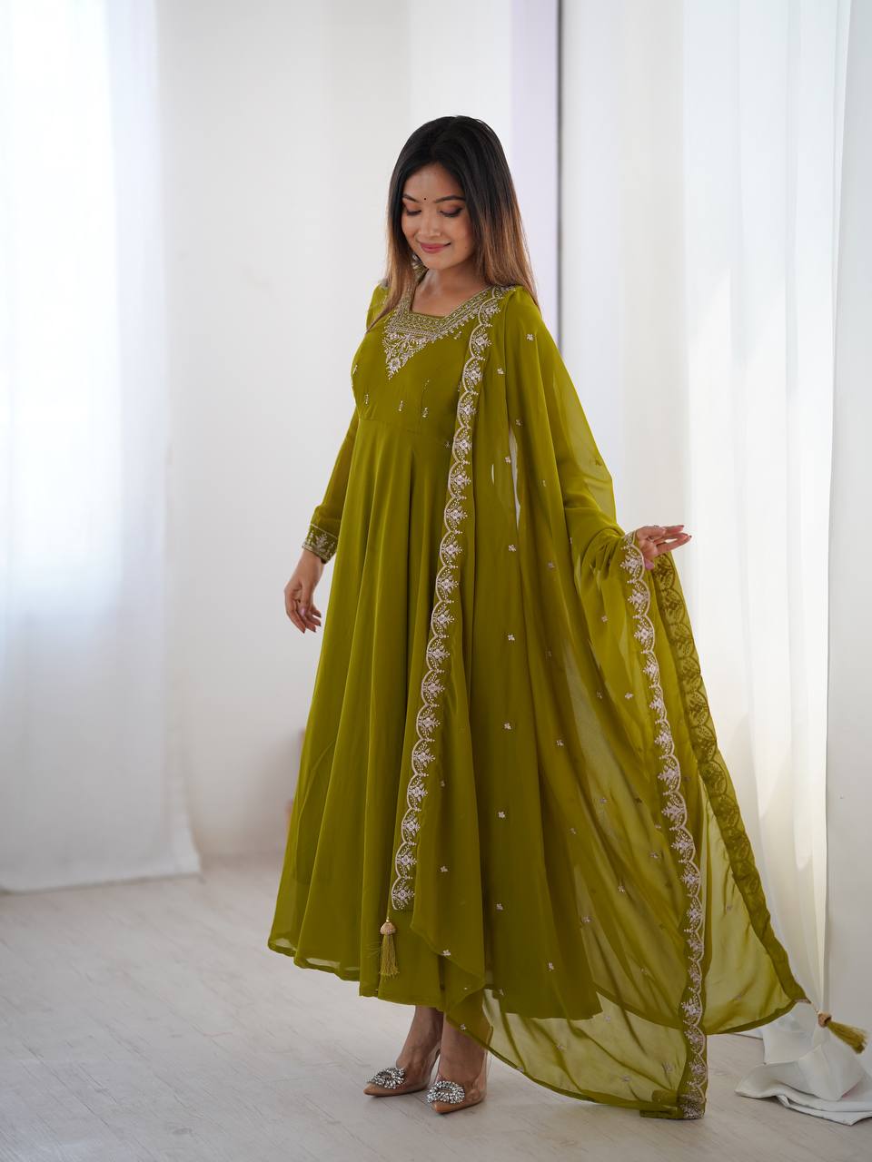 Elegant Designer Anarkali Set