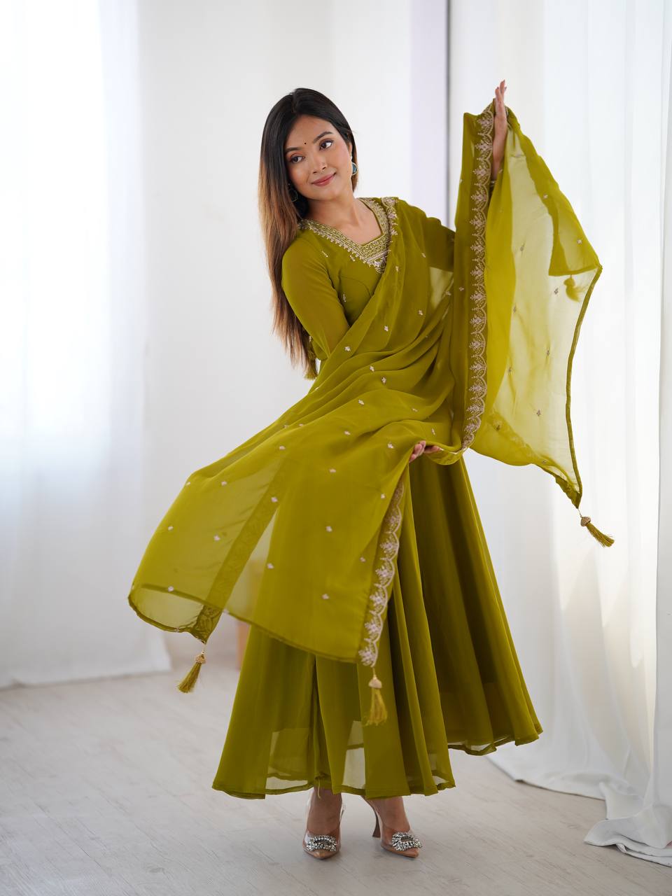 Elegant Designer Anarkali Set