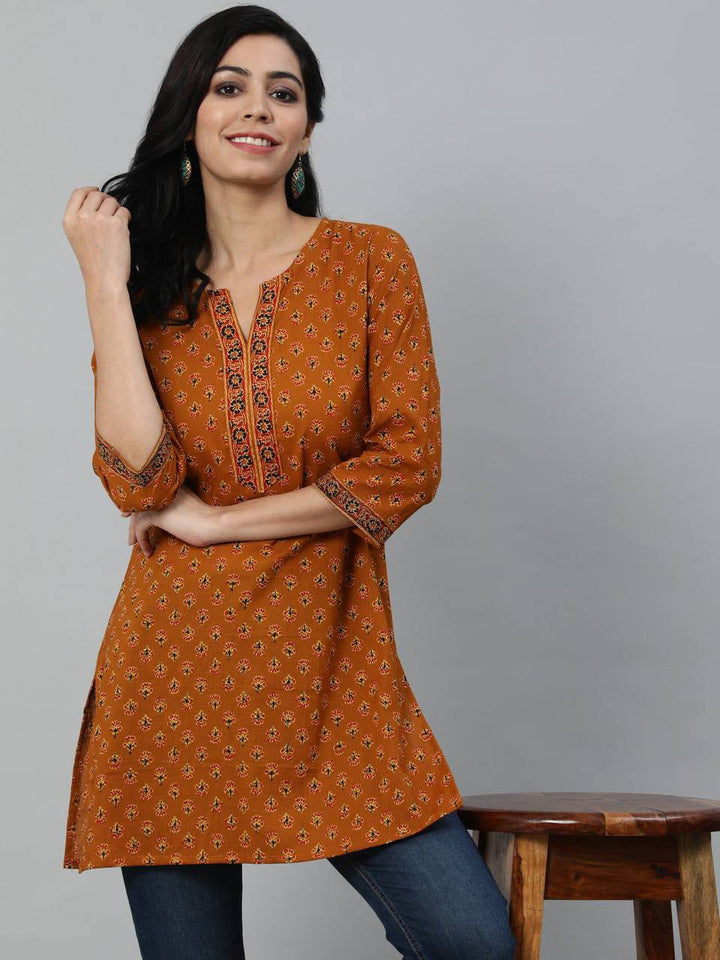 Classy & On-Trendy Cotton Printed Tops for Regular Office Wear
