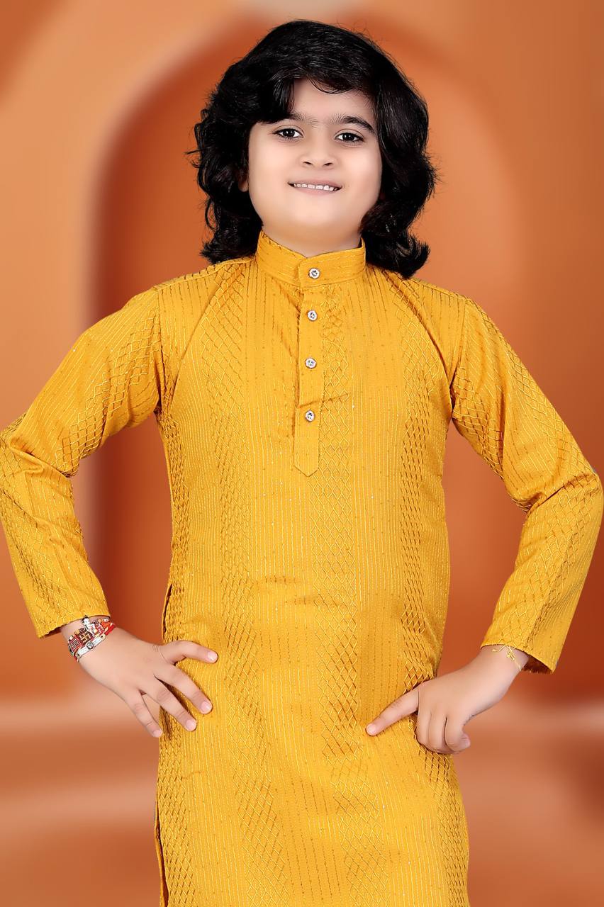 Venmer Kids Stylish Kurta with Pyjama