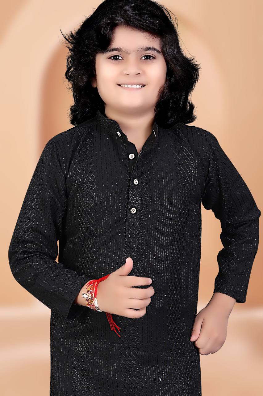 Venmer Kids Stylish Kurta with Pyjama