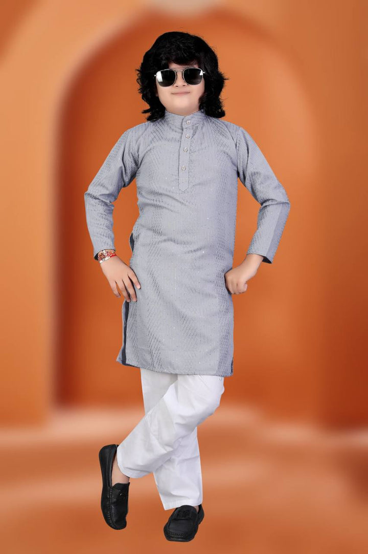 Venmer Kids Stylish Kurta with Pyjama