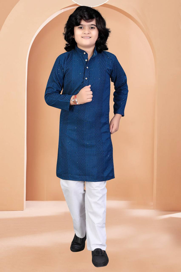 Venmer Kids Stylish Kurta with Pyjama