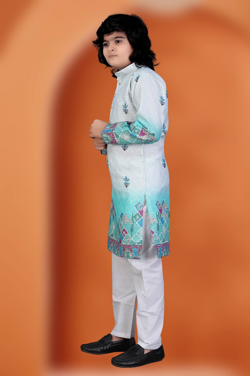 Ethnic Wear for Boys – Venmer Cotton Kurta & Pyjama Set