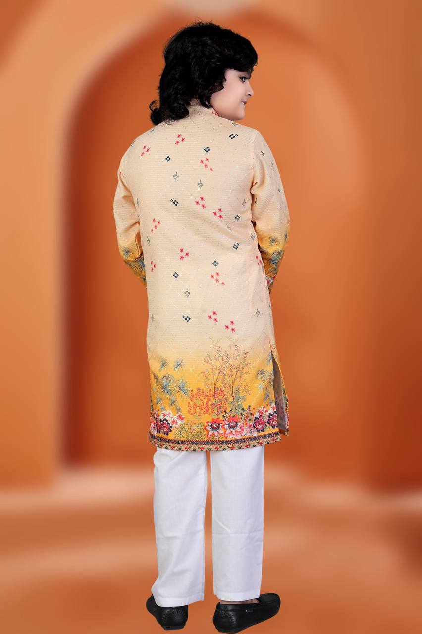 Ethnic Wear for Boys – Venmer Cotton Kurta & Pyjama Set