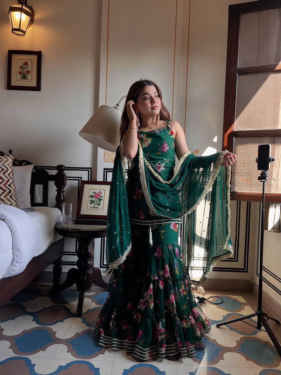 Designer Sharara Set – Elegant Ethnic Wear