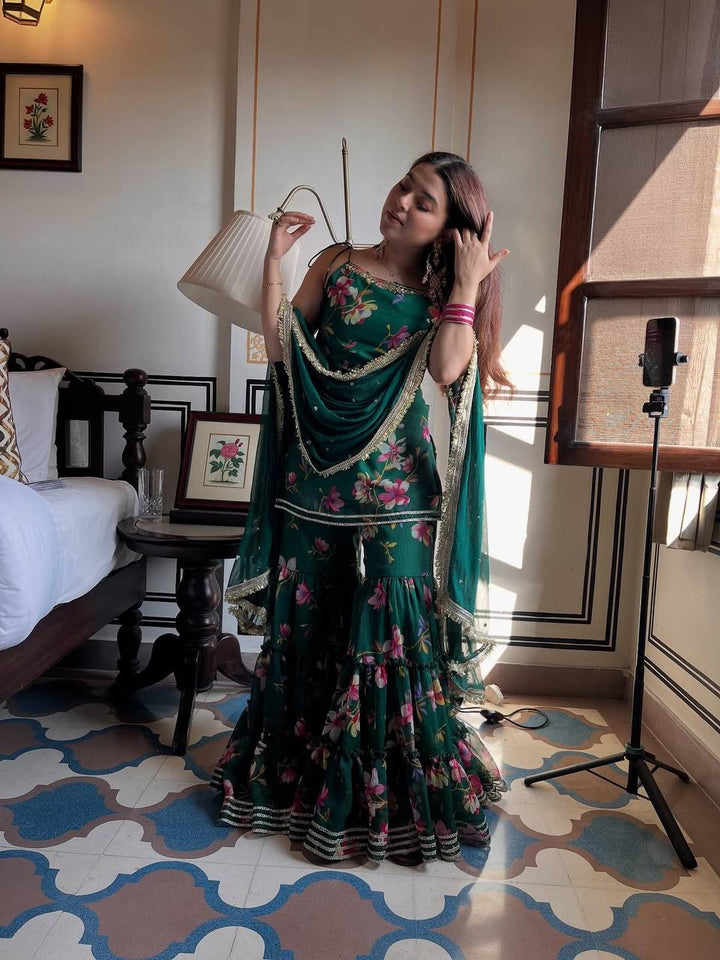 Designer Sharara Set – Elegant Ethnic Wear