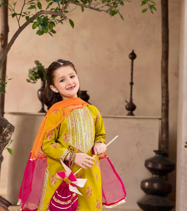 Designer Chinon Silk Sharara Set