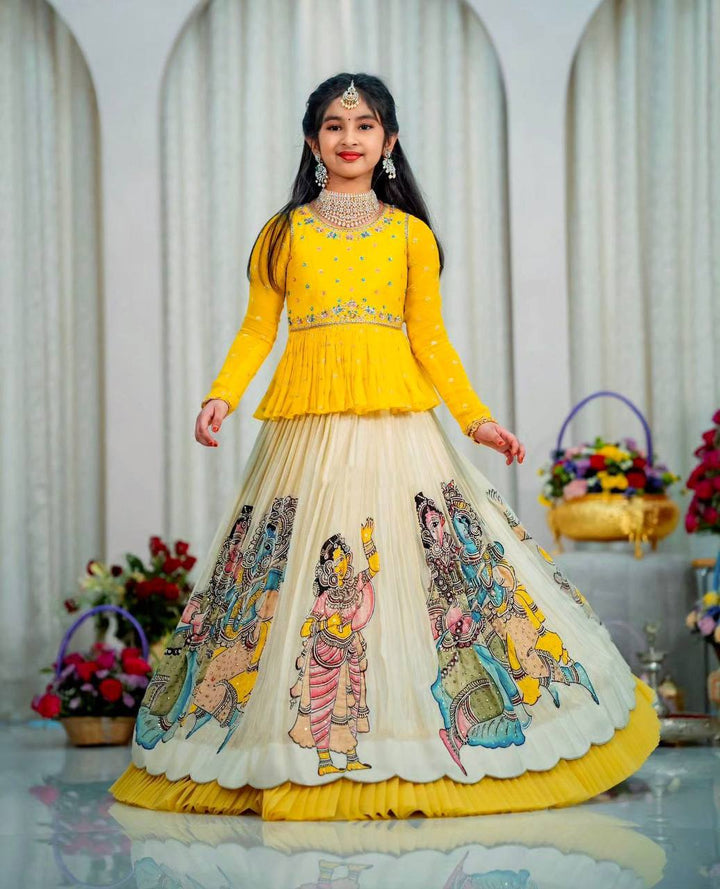 Kediya Style Designer Lehenga Set