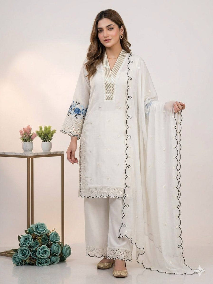 Royal Noor Mahal Chanderi Silk Ethnic Palazzo Set