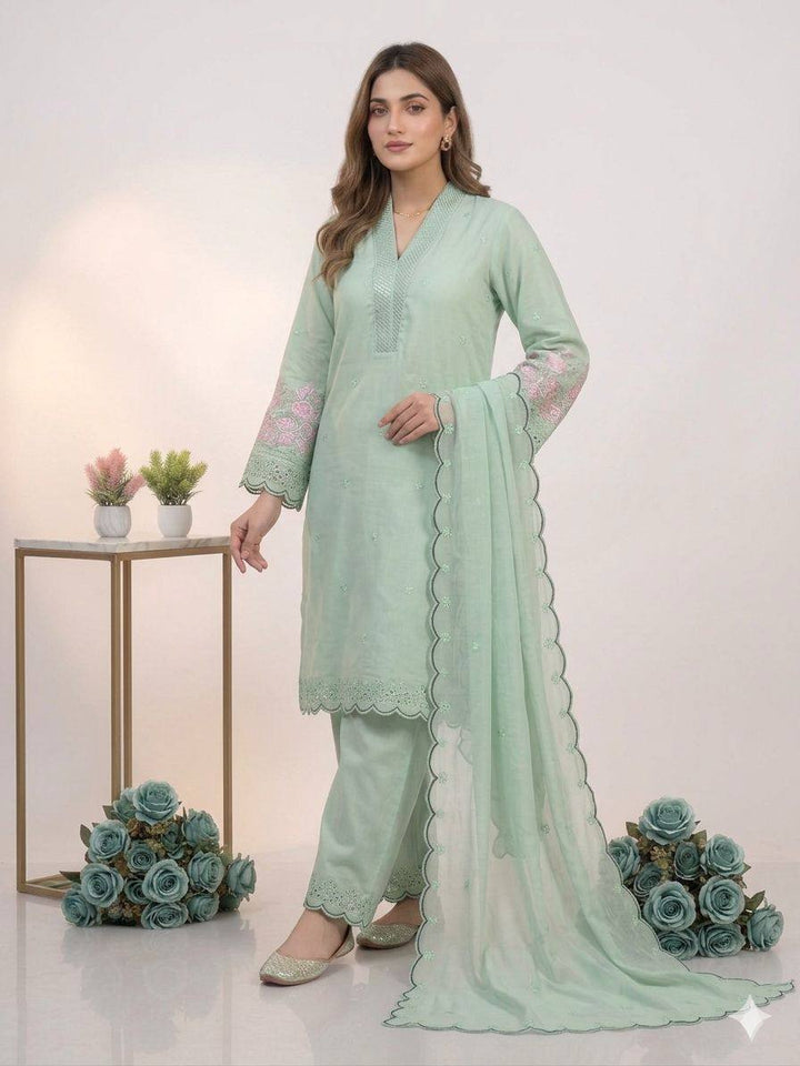 Royal Noor Mahal Chanderi Silk Ethnic Palazzo Set