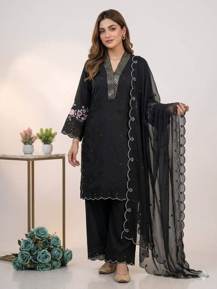 Royal Noor Mahal Chanderi Silk Ethnic Palazzo Set