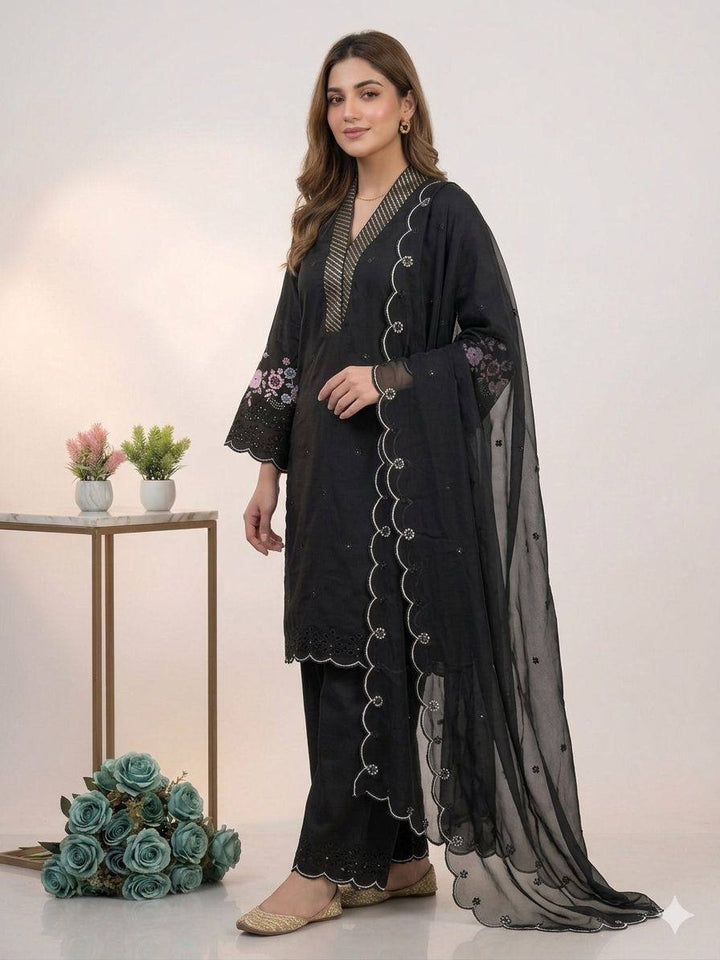 Royal Noor Mahal Chanderi Silk Ethnic Palazzo Set