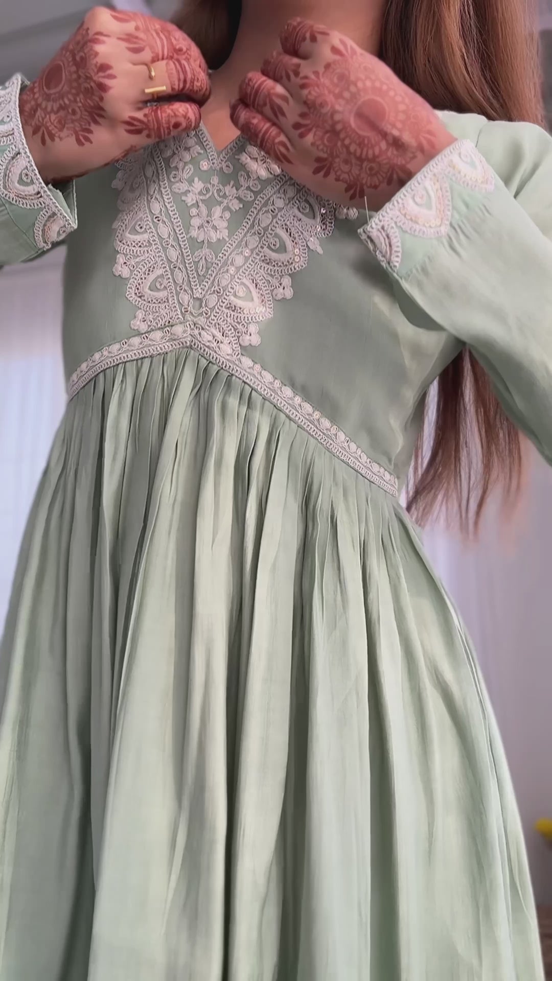 HEAVY PURE ROMAN SILK FIT NYRA CUT KURTA SET